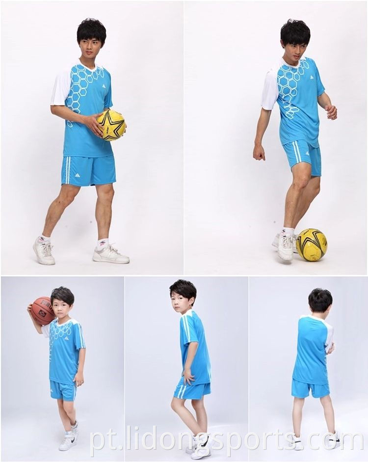 Uniformes de camisa de futebol personalizados, futebol de camisa da China